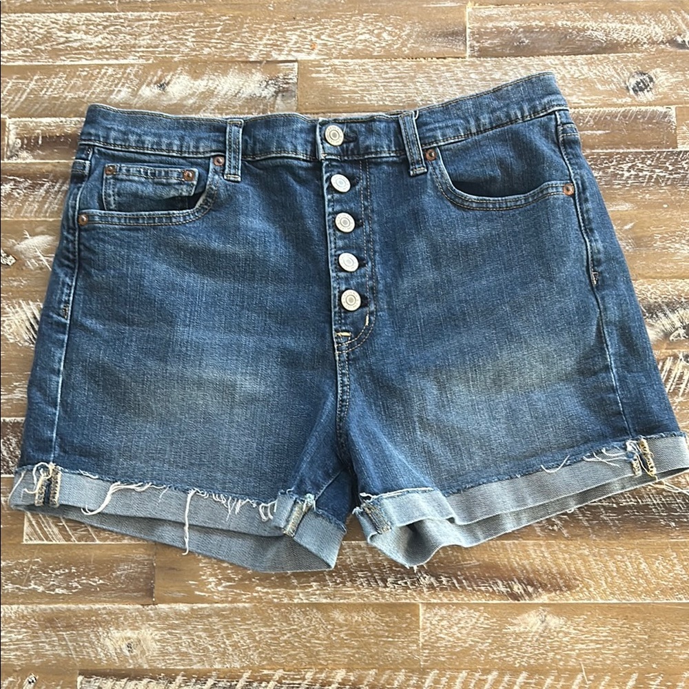 Denim Blue Women's Shorts GAP